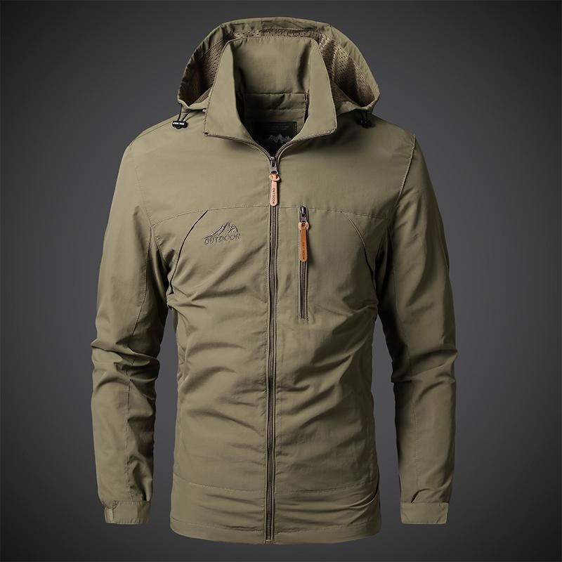 Herren leichte temperaturregulierende Jacke Drune