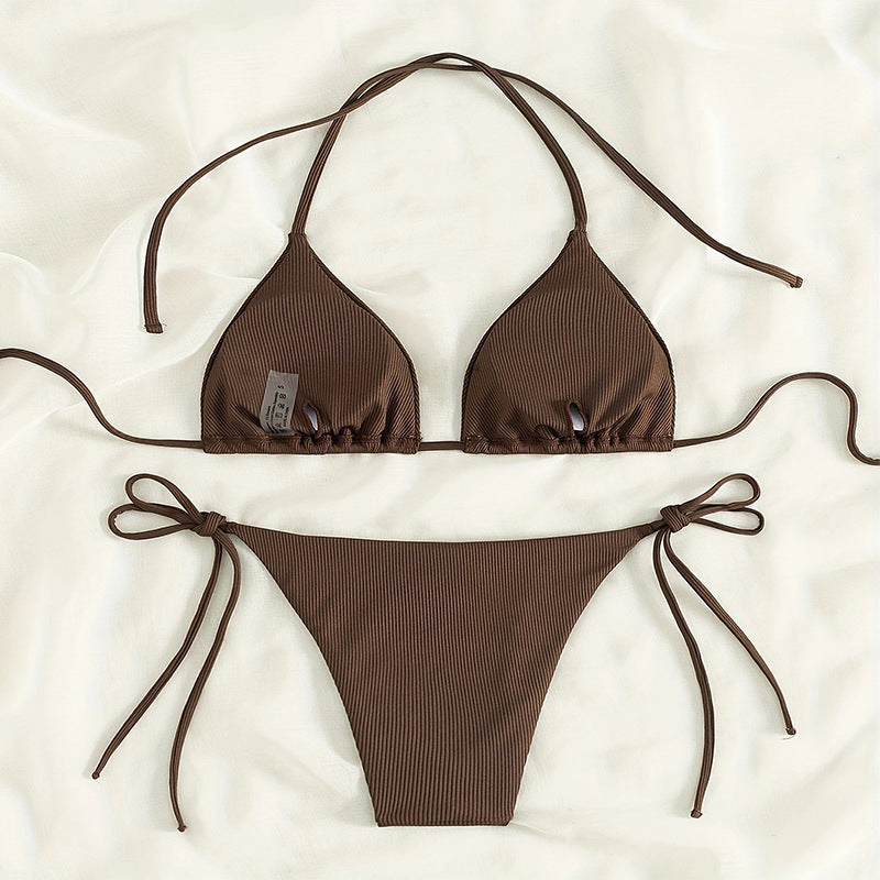 Damen Triangel-Bikini mit verstellbaren Trägern Drune