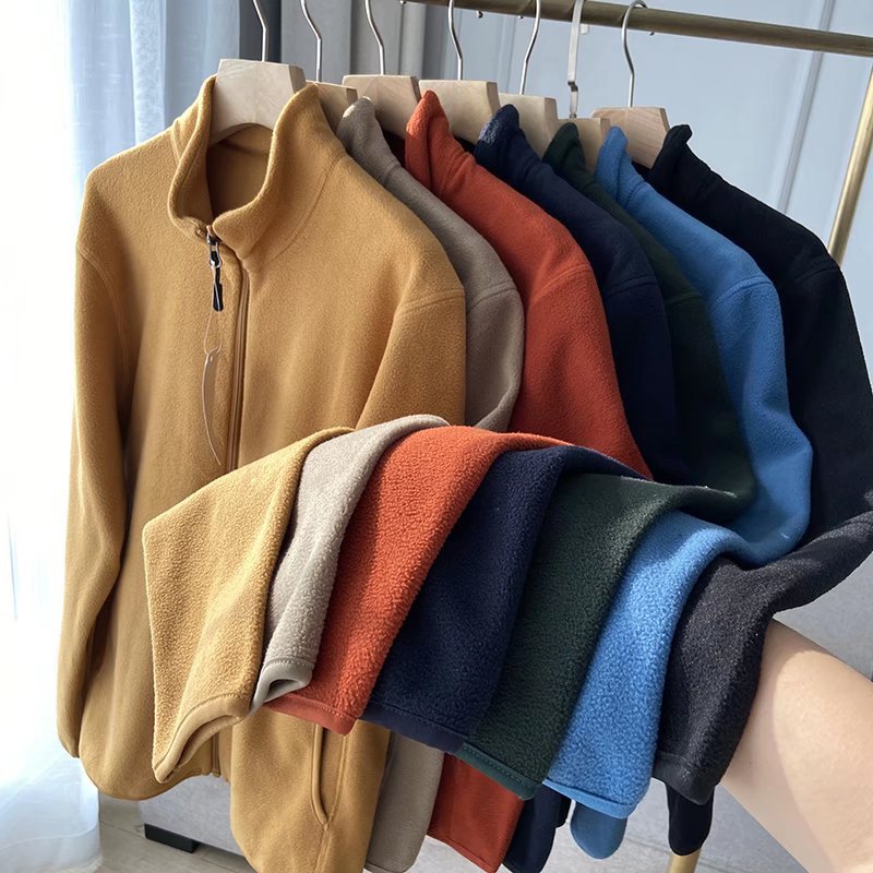 Damen Fleecejacke mit innovative Hochkragenlösung Drune