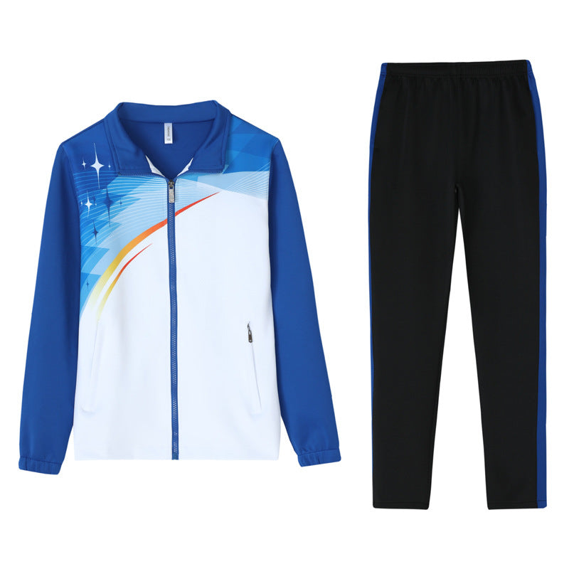 Unisex Performance-Trainingsanzug im Team-Look mit Stehkragen Drune