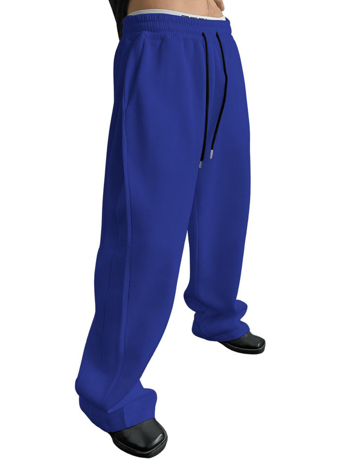Herren nan lockere Oversize Jogginghose mit elastischem Bund und Kordelzug Drune