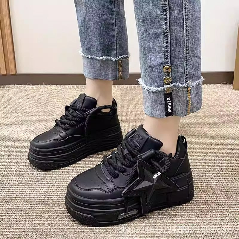 Damen Sportliche Sneakers mit modischem Sternen-Motiv und innovativer Dämpfung Drune