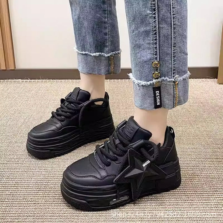 Damen Sportliche Sneakers mit modischem Sternen-Motiv und innovativer Dämpfung Drune