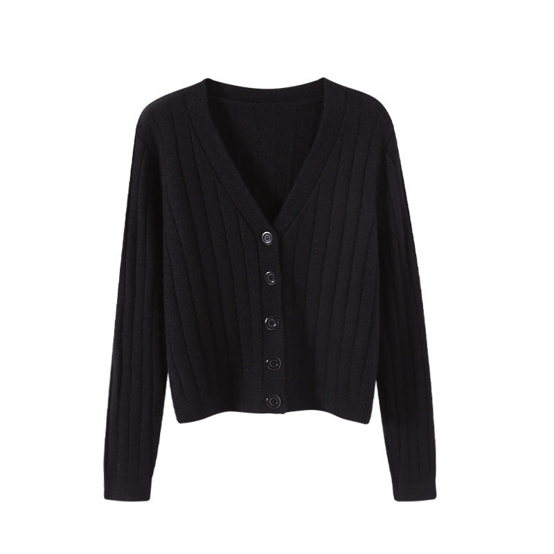 Drune | Schnürgestrickter Pullover mit V-Ausschnitt für Damen