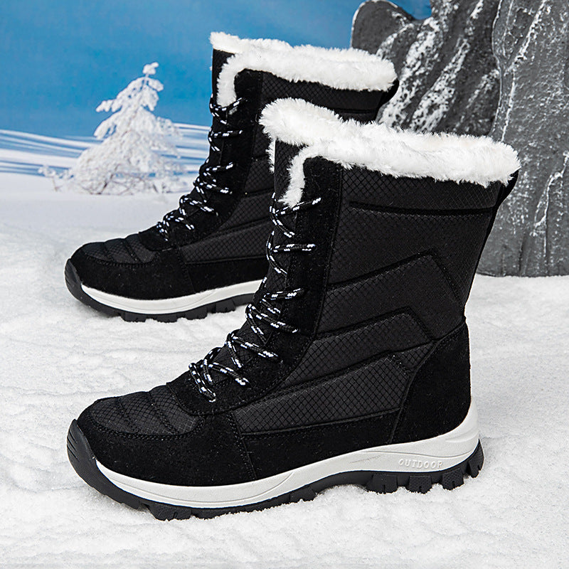 Damen Multifunktionale Winterstiefel mit isolierendem Innenfutter und rutschfester Sohle Drune