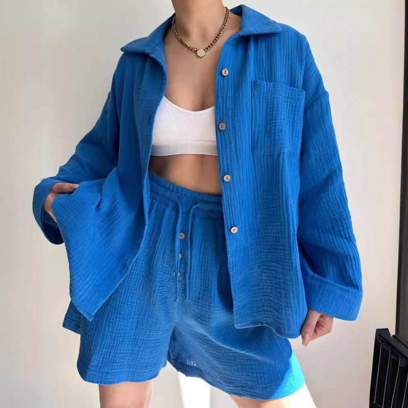 Damen modische und lässige Shirtjacke Drune