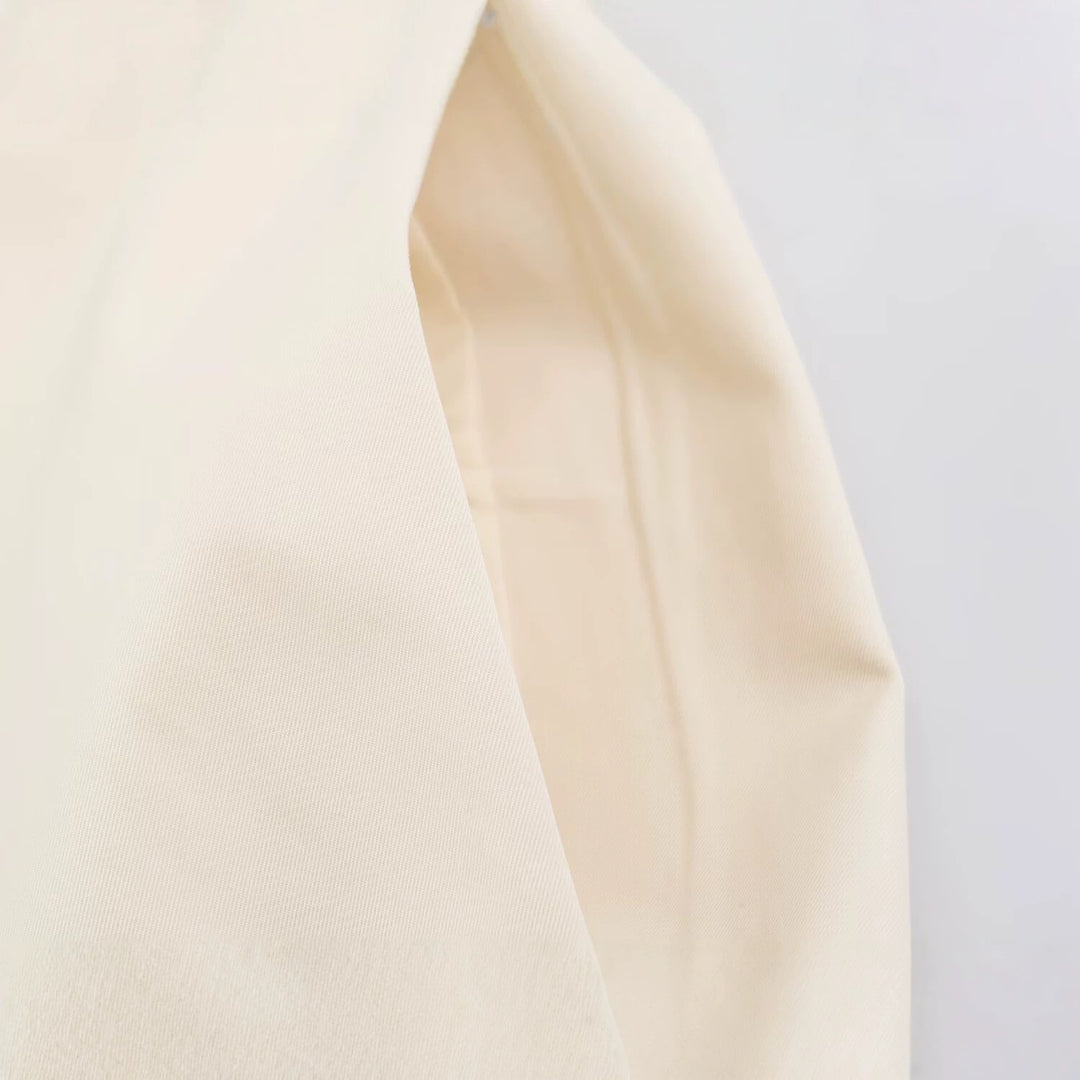 Damen Kurzer Boxy‑Trenchcoat mit asymmetrischer Knopfleiste und Armriegel Drune