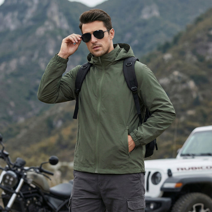 Herren Leichte wetterfeste Übergangsjacke Drune