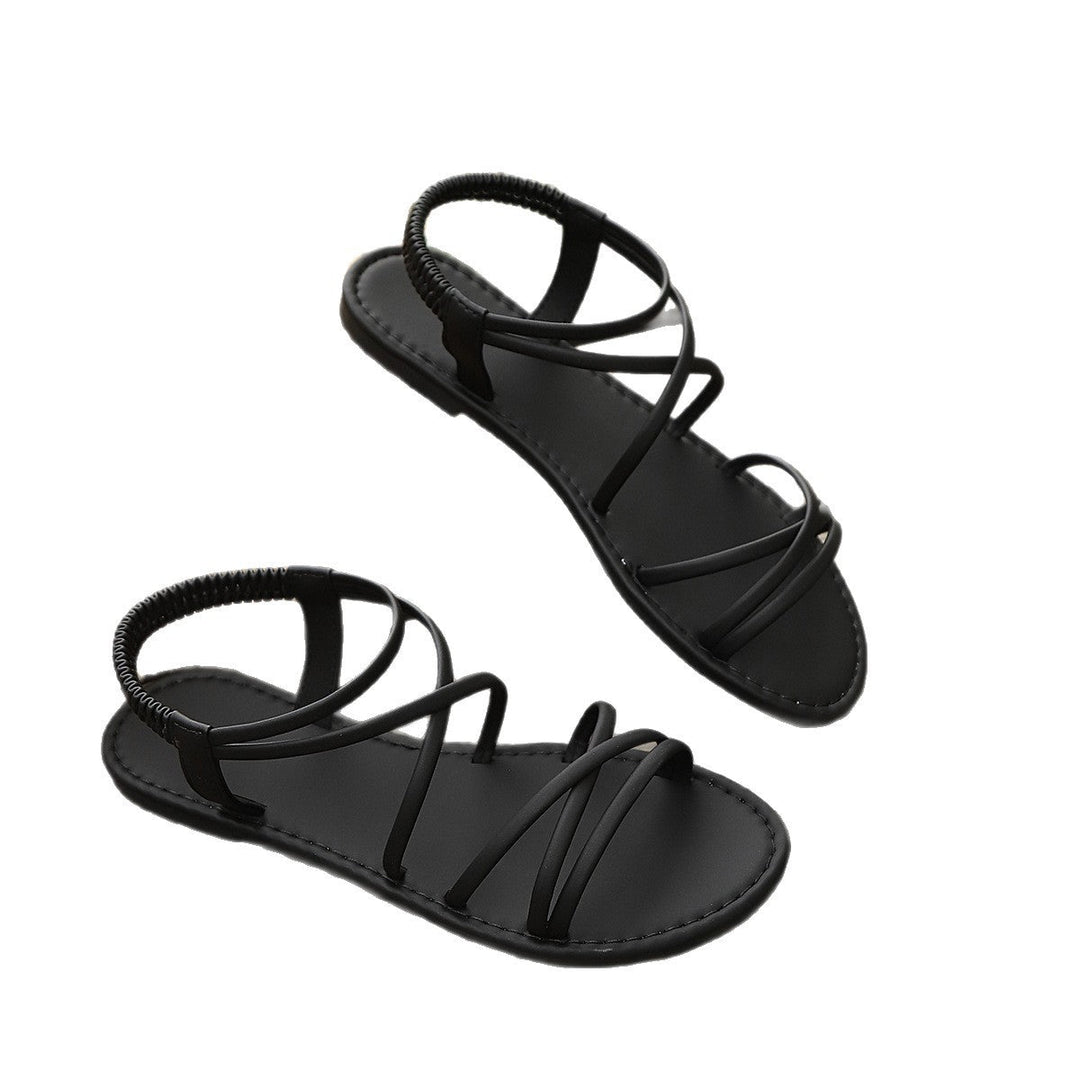 Damen elegante Sandalen mit verstellbaren Riemen Drune