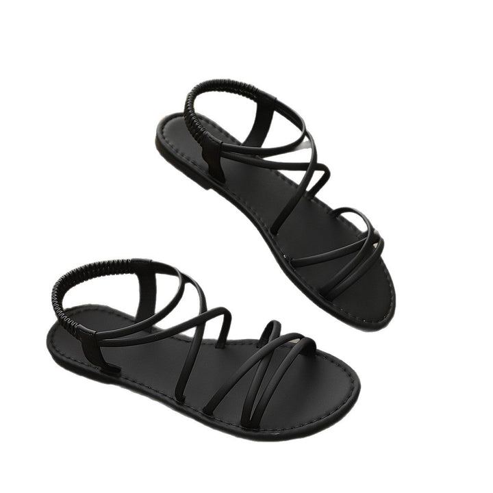 Damen elegante Sandalen mit verstellbaren Riemen Drune