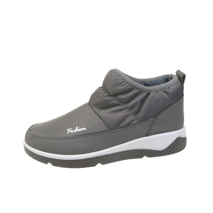 Damen Gepolsterte Slip-On Winter-Booties mit Keilsohle Drune