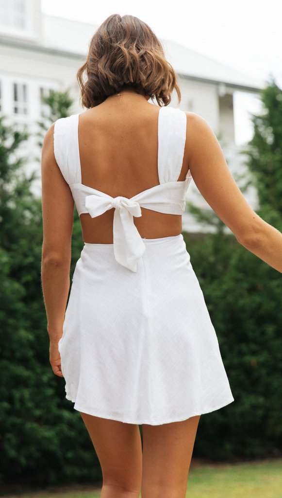 Damen Zweiteiliges Set mit Crop-Top und Minirock Drune