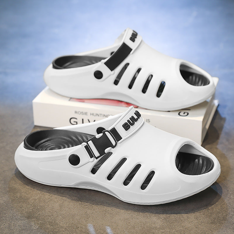 Herren Badeschuhe mit beweglichem Fersenriemen und belüftetem Obermaterial Drune