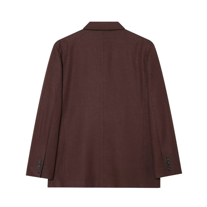 Damen Doppelreiher-Blazer und High-Waist-Hose im Tailored-Set Drune