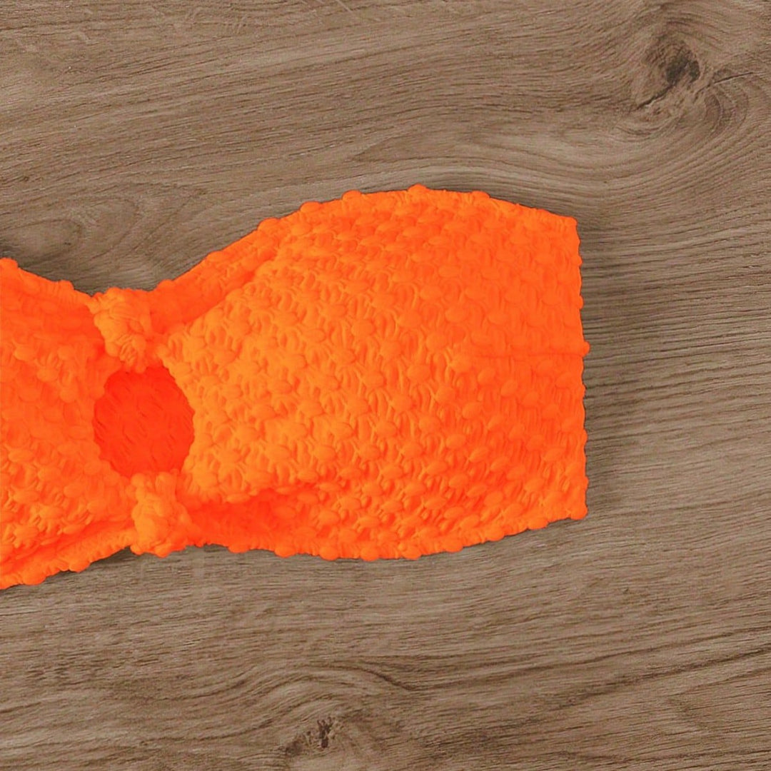 Damen Bandeau-Bikinioberteil mit strukturierter Oberfläche Drune