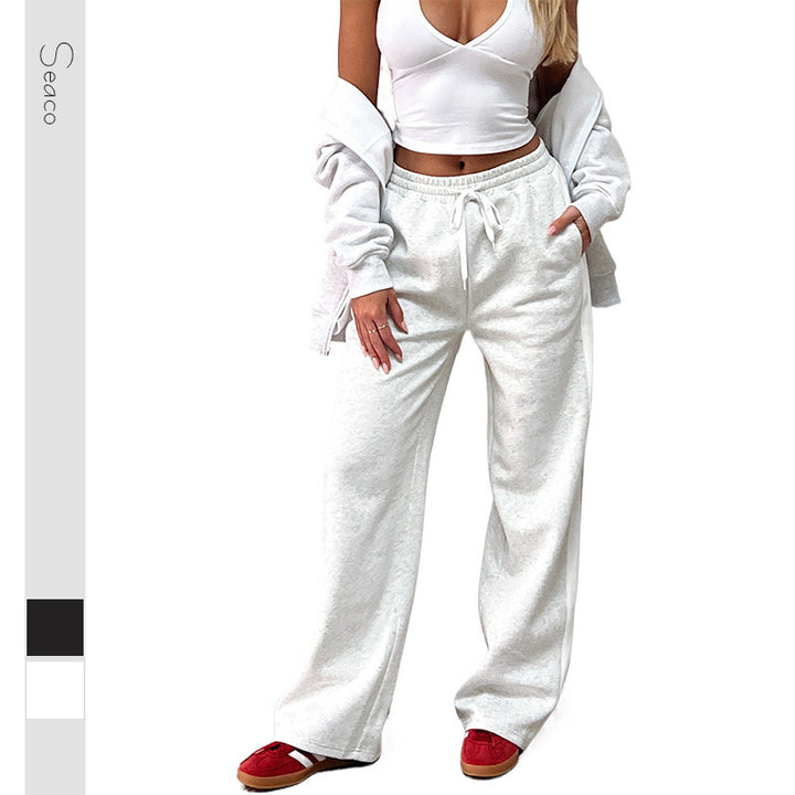 Damen Lässige Freizeithose mit seitlichen Streifen Drune