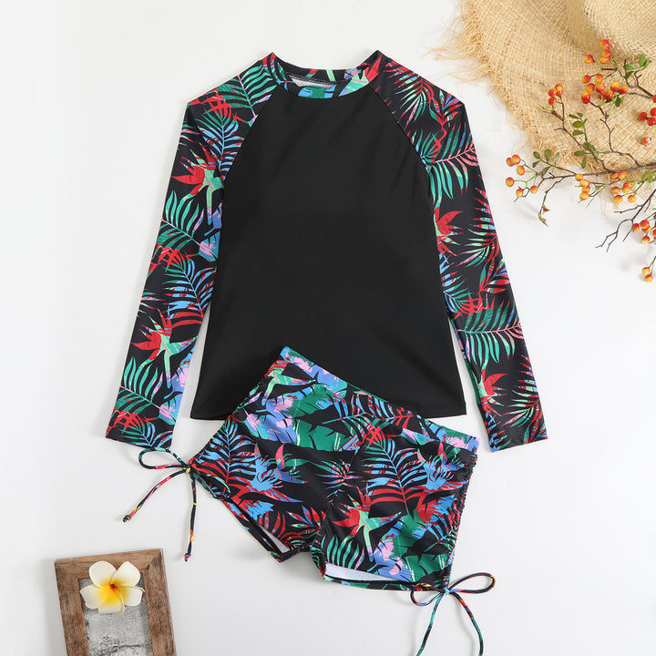 Damen UV-Schutz Rashguard mit Shorts Drune