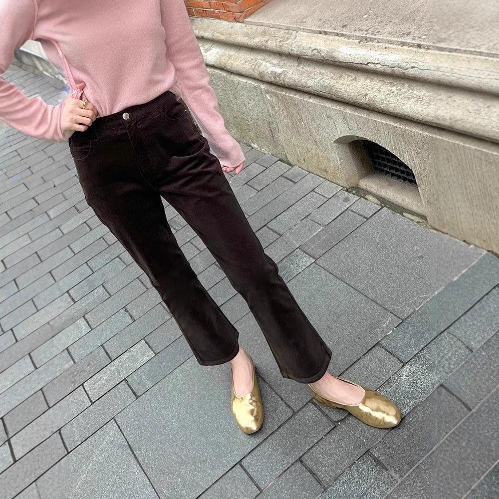 Damen Bequeme und stilvolle Stoffhose Drune