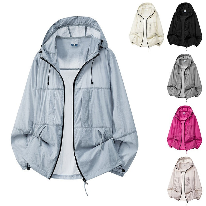 Herren Leichte Outdoor-Windjacke mit Kapuze Drune