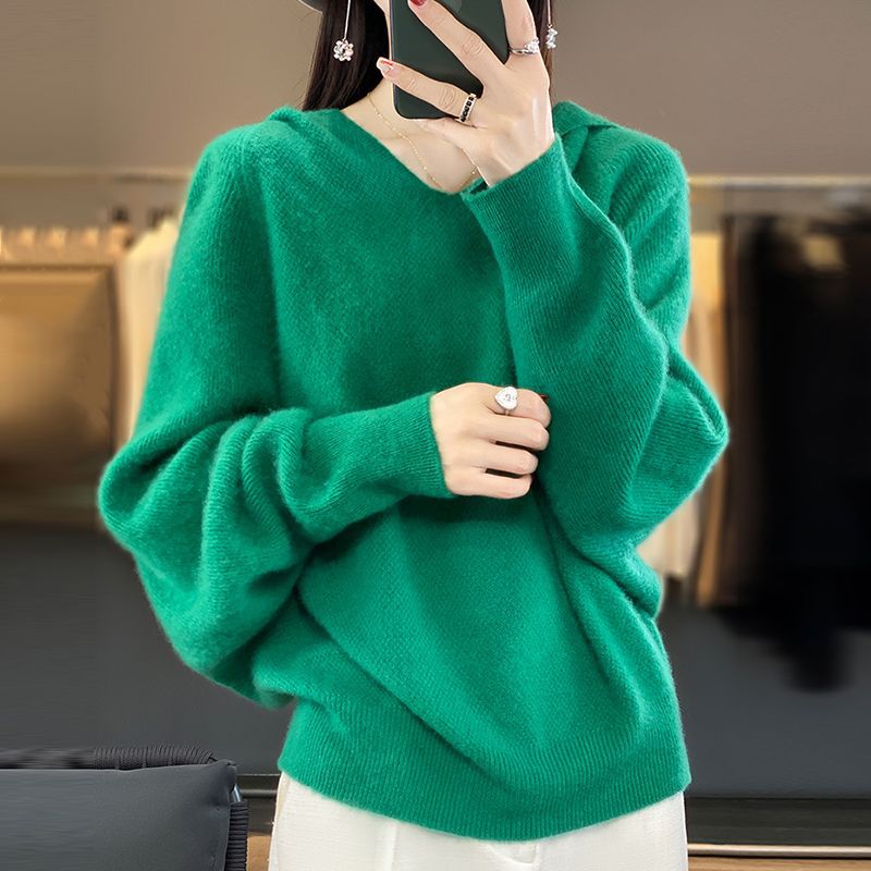 Damen V-Ausschnitt Pullover aus weichem Material Drune
