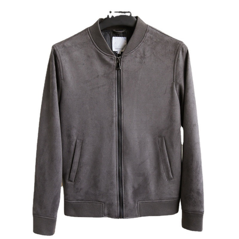 Herren Boxy‑Zip‑Blouson mit Hemdkragen und feinem Wollmix Drune