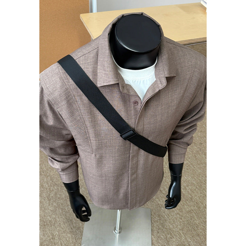 Herren Modische und lässige Overshirt Drune