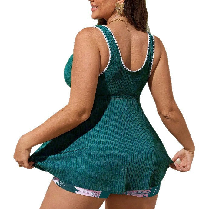 Damen Tankini mit modischem A-Linien Schnitt und verstellbaren Trägern Drune