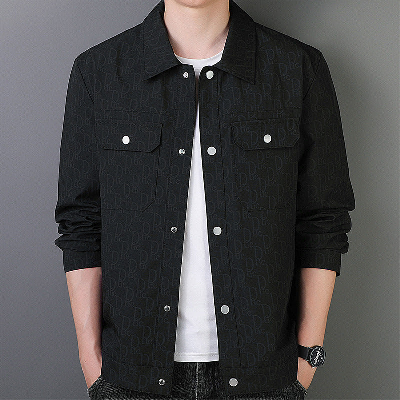 Herren Modische Utility-Jacke Drune