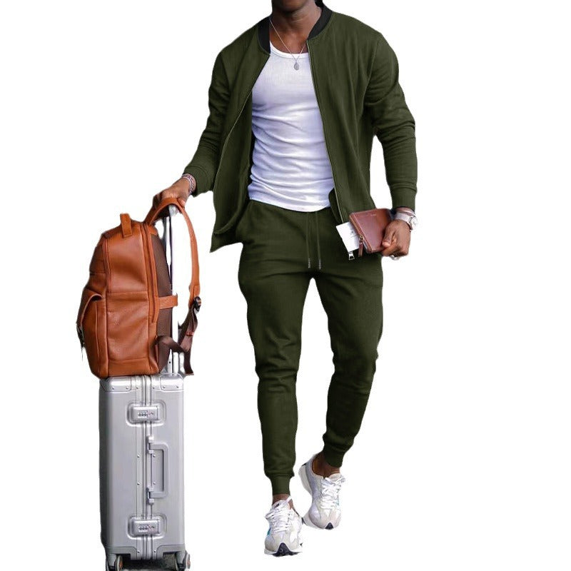 Herren stylische Sweatjacke und Jogginghose Drune