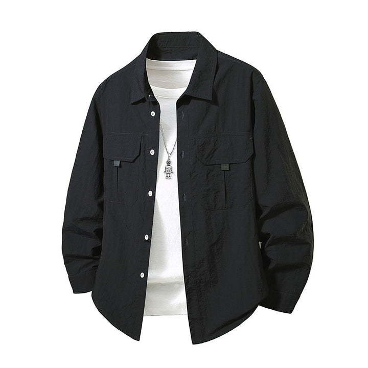 Herren Lässige Hemdjacke Drune