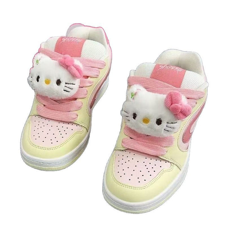 Damen Sportliche Sneakers mit niedlichem Tierdesign Drune