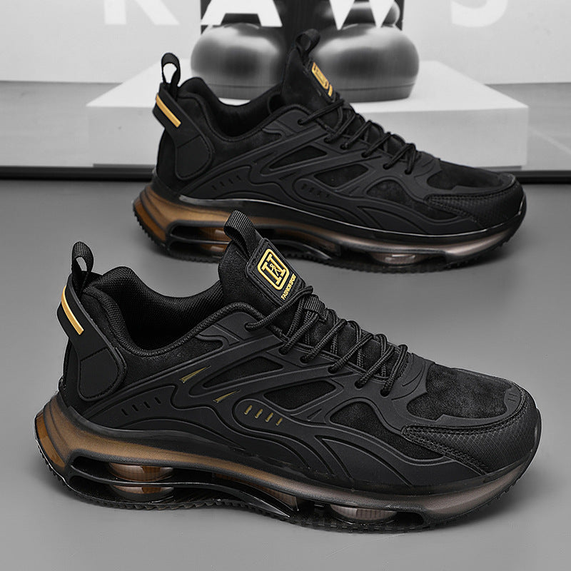 Herren Moderner Komfort-Sneaker mit transparenter Luftkammer und strukturierter TPU-Ummantelung Drune