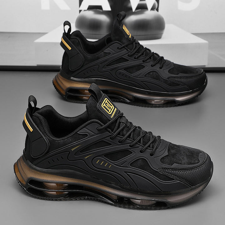 Herren Moderner Komfort-Sneaker mit transparenter Luftkammer und strukturierter TPU-Ummantelung Drune