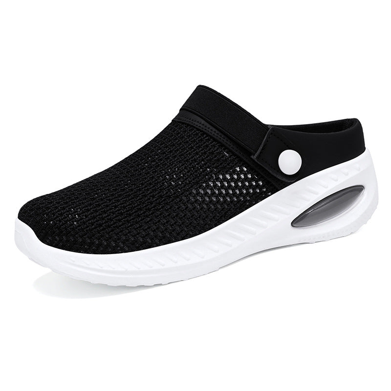 Damen Leichte Clogs mit atmungsaktivem Obermaterial und flexiblem Fußbett Drune