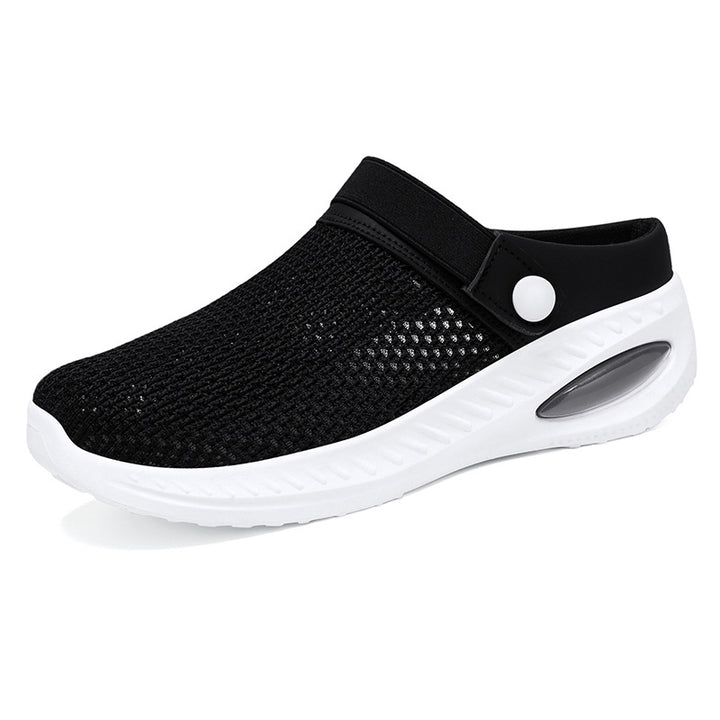 Damen Leichte Clogs mit atmungsaktivem Obermaterial und flexiblem Fußbett Drune