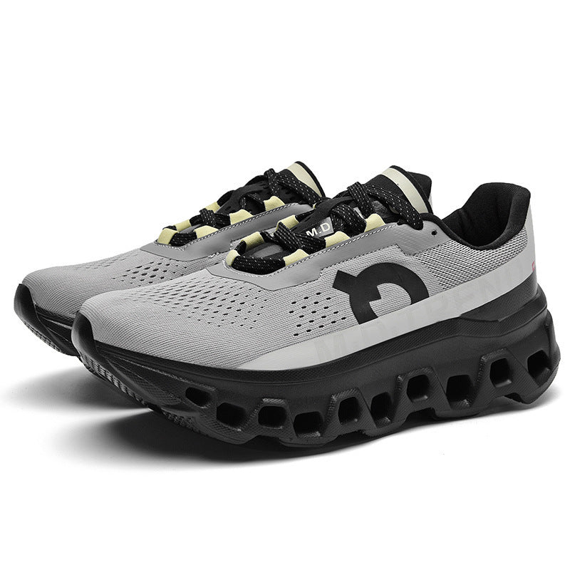 Unisex innovative Hohlkammer-Plateau-Sneaker mit ultraleichter Gittersohle und nahtlosem Mesh-Obermaterial Drune