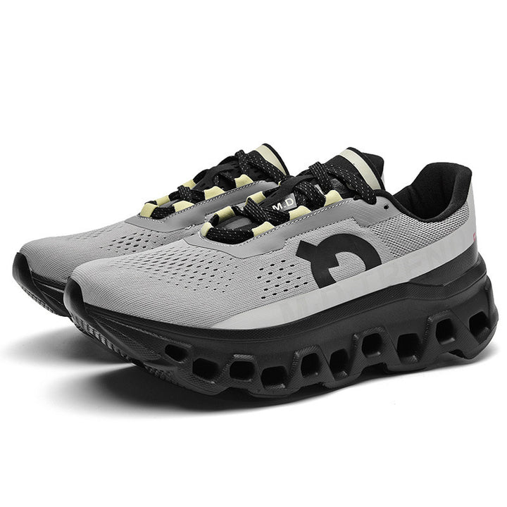 Unisex innovative Hohlkammer-Plateau-Sneaker mit ultraleichter Gittersohle und nahtlosem Mesh-Obermaterial Drune