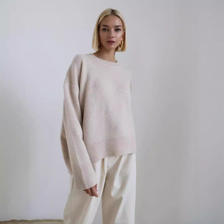 Damen Oversized Pullover mit weichem Feinstrick Drune