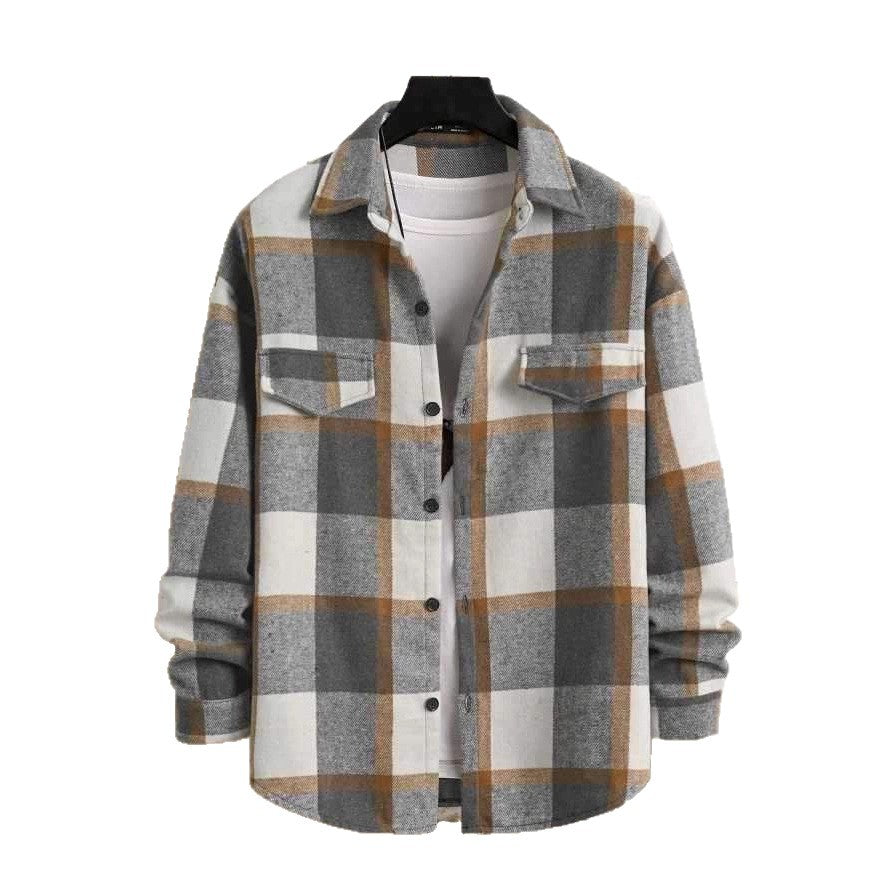 Herren Flanellhemd Drune