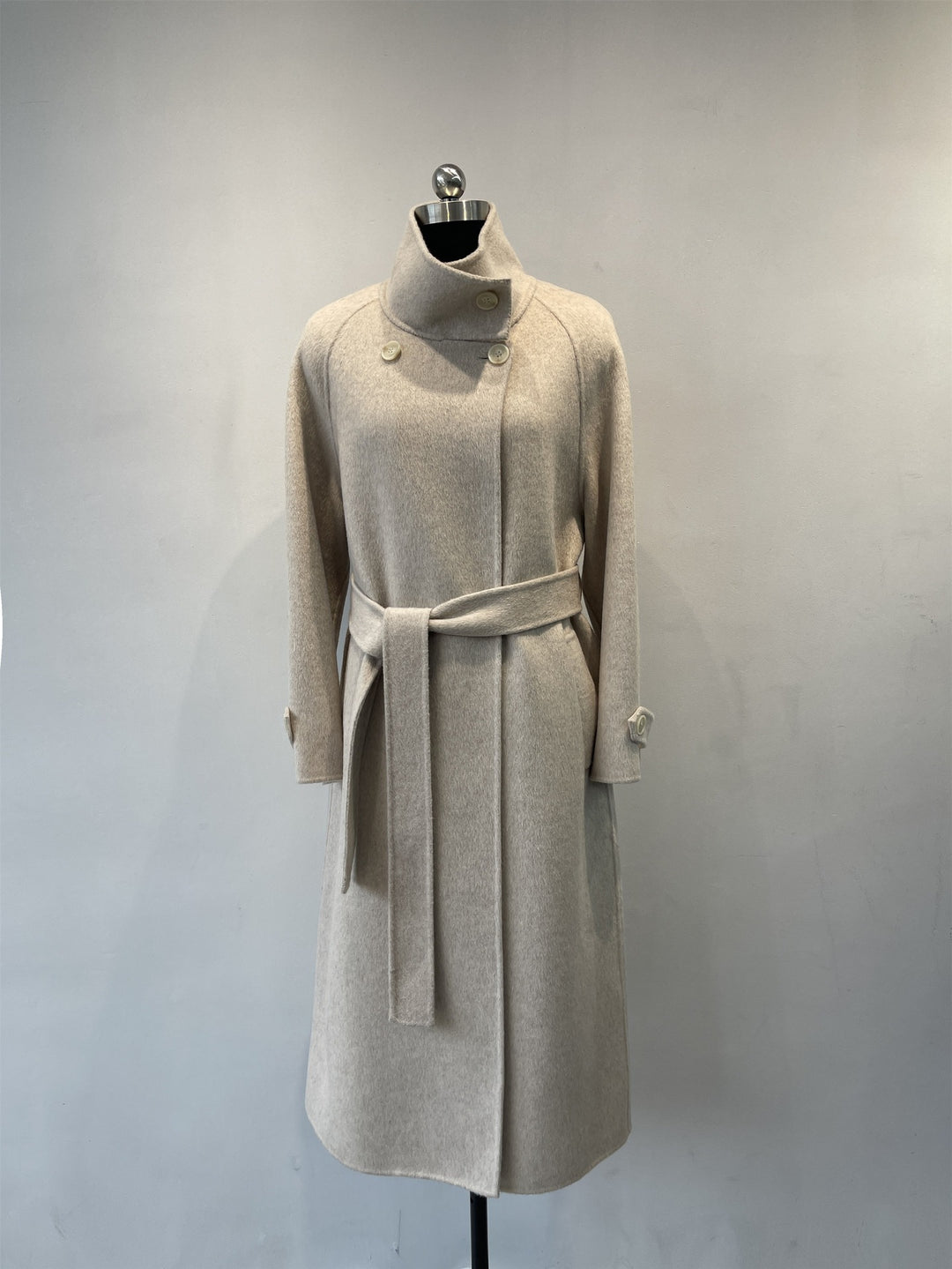 Damen Sophisticated Wollmischung Übermantel Drune