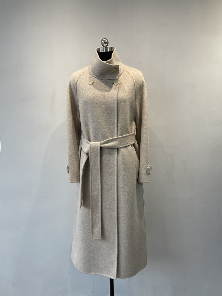 Damen Sophisticated Wollmischung Übermantel Drune