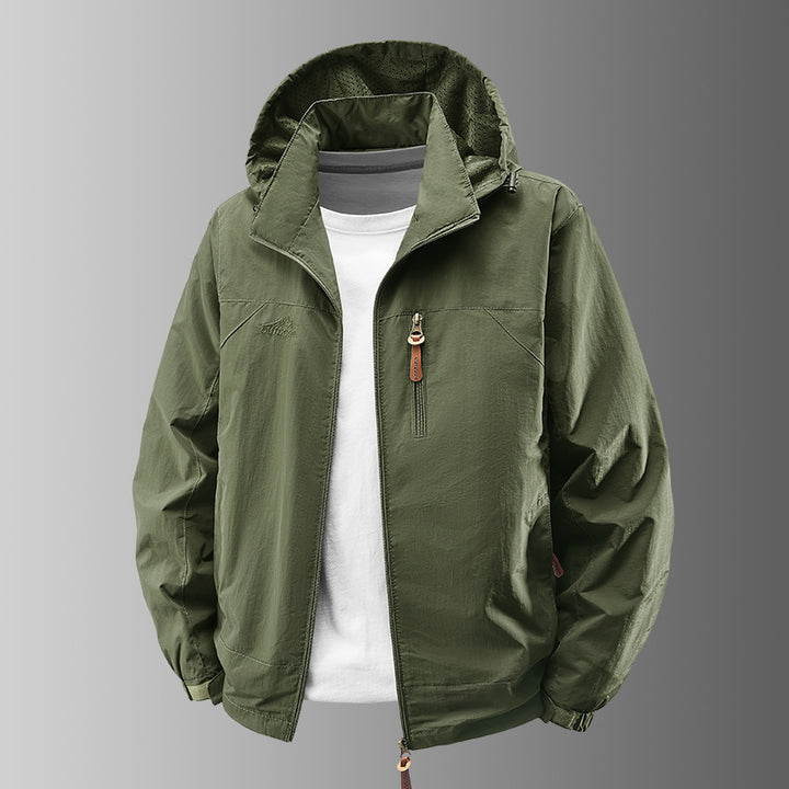 Herren Leichte Waterproof Übergangsjacke Drune