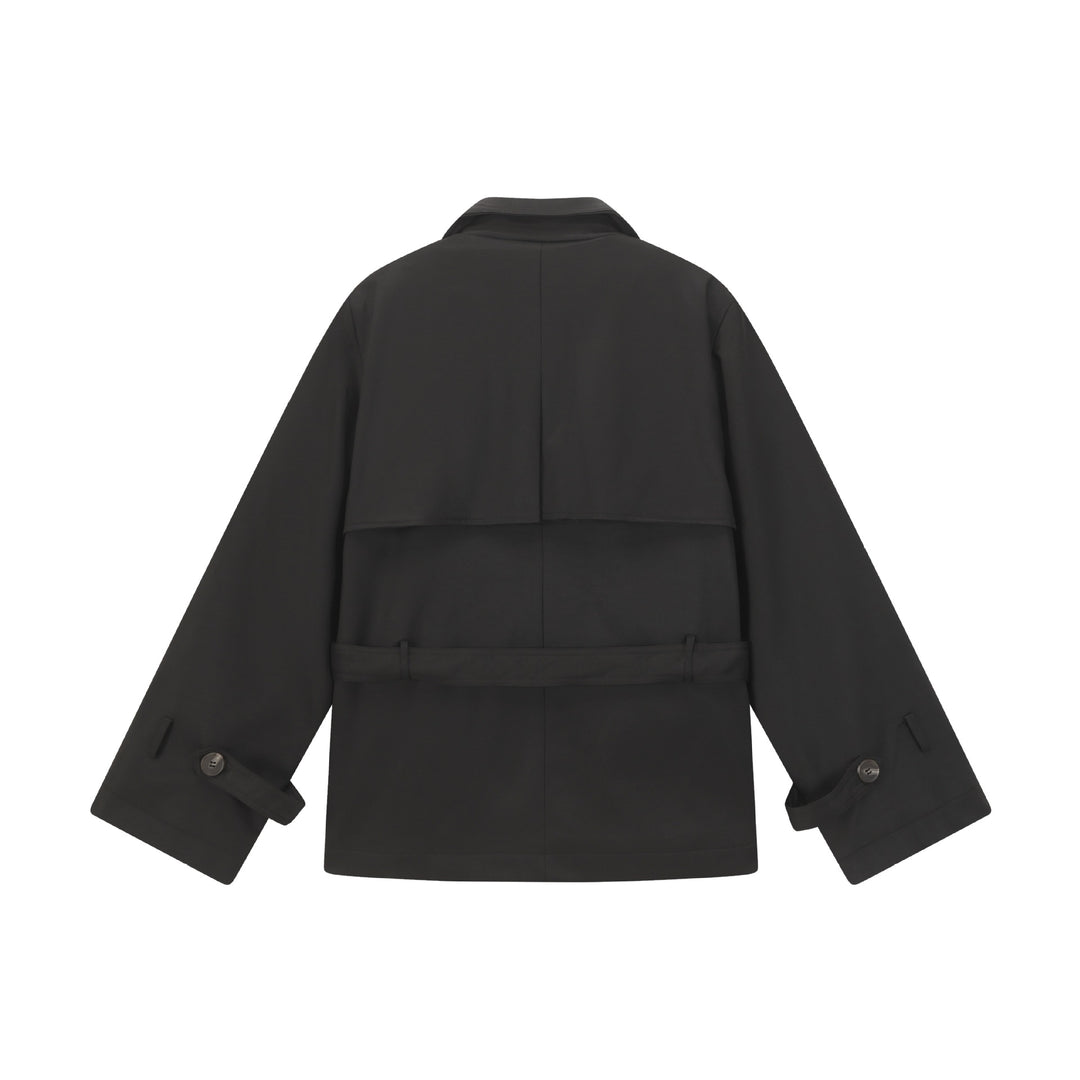Damen Doppelreihiger Trenchcoat Drune