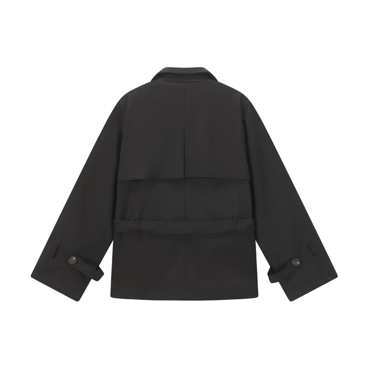 Damen Doppelreihiger Trenchcoat Drune