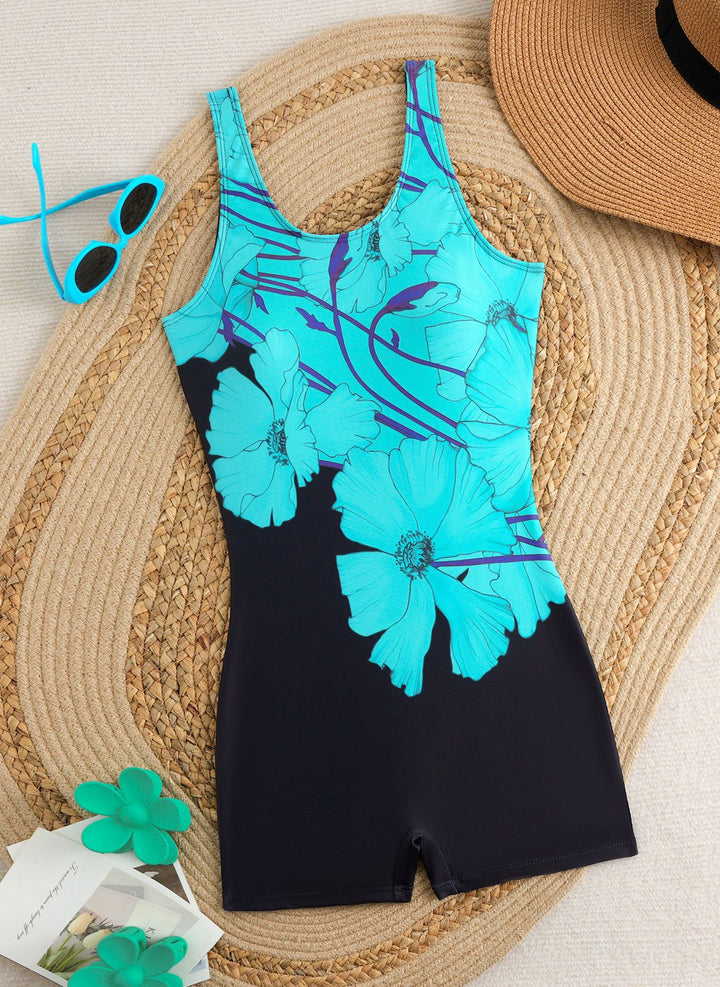 Damen Sportlicher Schwimmanzug mit trendigem Design Drune