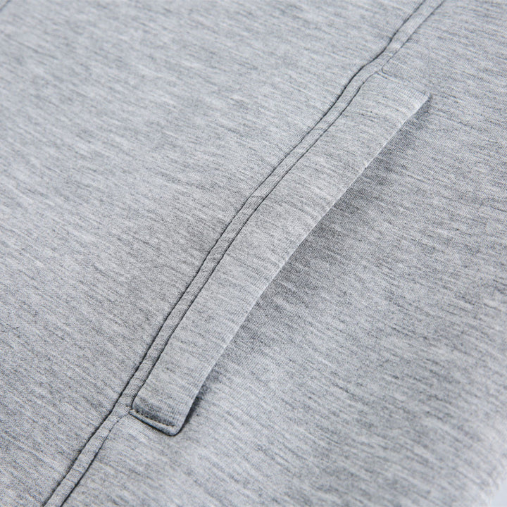 Unisex Boxy-Zip-Sweatjacke mit Hemdkragen, verdeckten Nähten und Eingrifftaschen Drune