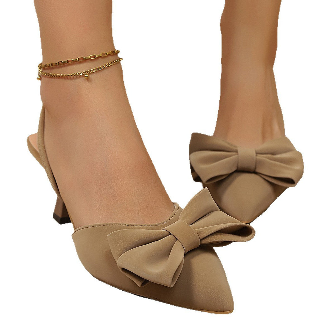 Damen Slingback-Pumps mit elegantem Schleifenakzent und komfortabler Sohle Drune