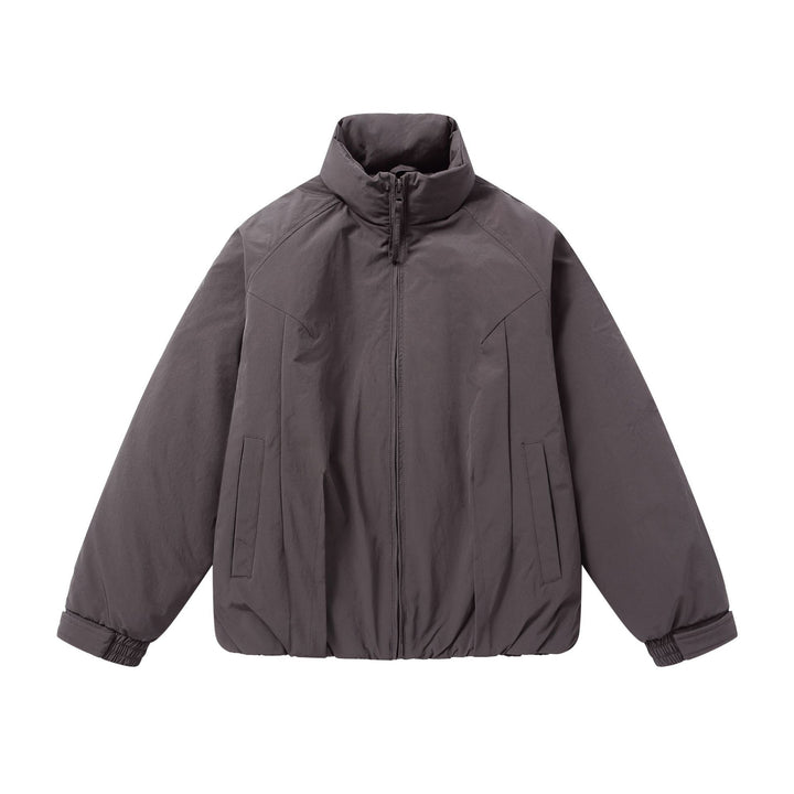 Herren Kurz‑Pufferjacke mit schützendem Stehkragen, verdecktem Reißverschluss und elastischem Saum Drune