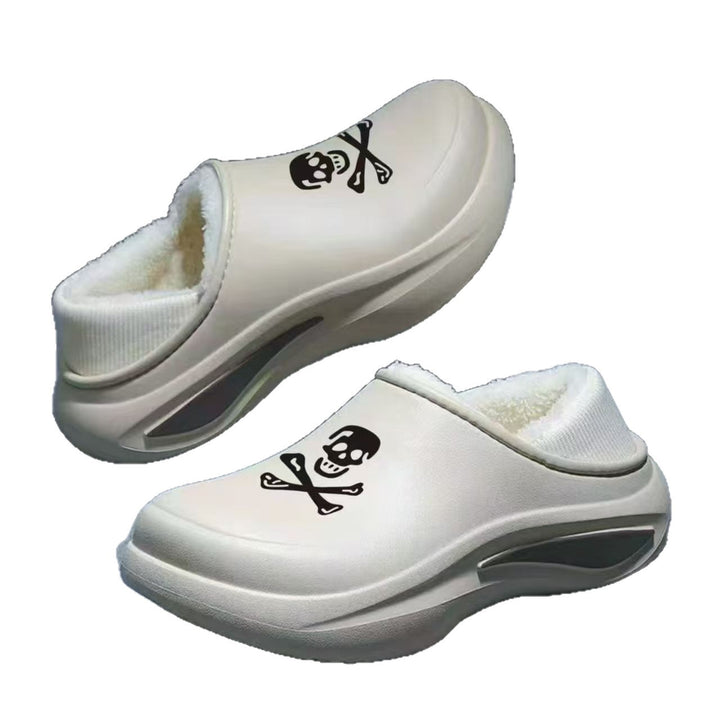 Damen Gefütterte Komfort-Clogs mit Teddyfutter und stoßdämpfender Profilsohle Drune