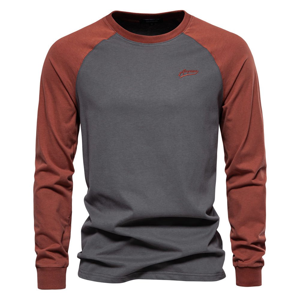Herren Langarmshirt mit markantem Raglan-Design Drune